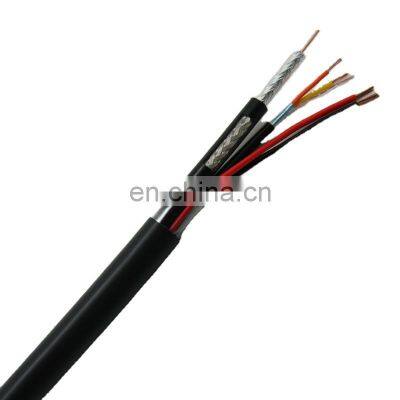 Manufacturer cctv rg59 coaxial cable siamese cable with 4c cable