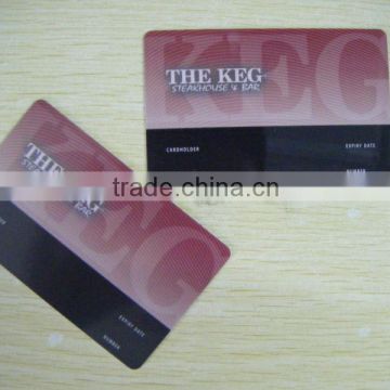 High Quality Standard Size CR80 Printed PVC Card