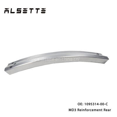 China Manufacturer Alsette Auto Parts OEM Style Rear Bumper Reinforcement Impact Bar Beam AS-MD3-1013 for Tesla Model 3 2016-2023 Replacement OE: 1095314-00-C