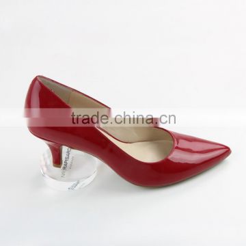 Clear Acrylic Rounded Block Riser For Women Shoe Acrylic Shoe Riser