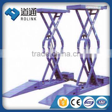 multi-level hydraulic manual scissor platform lift