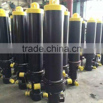 High quality long life Hyva type 5 stage hydraulic telescopic cylinder