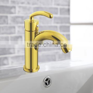 Solid Brass Deck Mounted Hand Wash Brass Basin Mixer