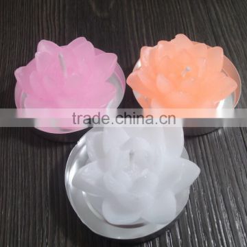 Lotus Tin Party Decorative Flower Shaped Candle