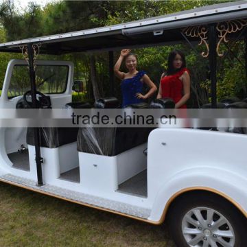 Newest CE certificate Electric classic car 8 seater golf cart for sightseeing