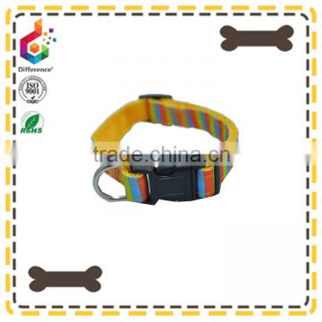 Stripe print printing pet dog collar