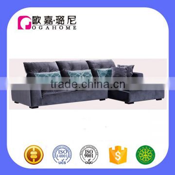 2015 High Quality Fabric Modern Simple Sofa Set sofa living room