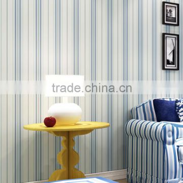 pvc deep stripe waterproof vinyl wallpaper