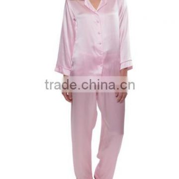 OEM Women's Luxury Silk Pajama Set (Morning Dew)
