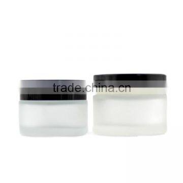 50g 100g cream jar with black lid for sale