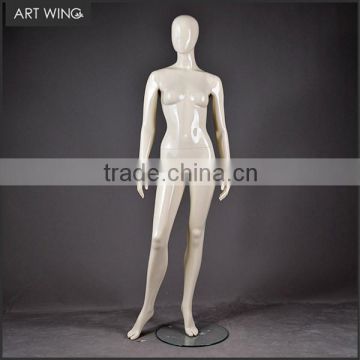 full sexy female display gold high heel shoe mannequin
