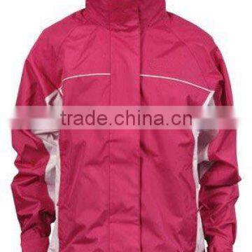 light color women's padded jacket