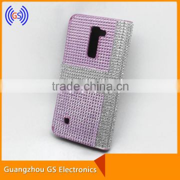 Customized Flip Bling Bling Crystal Rhinestone Cell Phone Cases For LG K4 K7 K10
