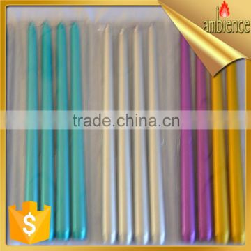 Taper Candle with many color china factory candle household pillar candle