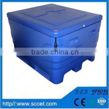 fish carring container on vessel for fisher man fish tubs and fish bin cooler