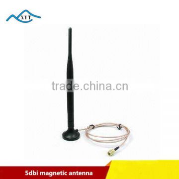 (Factory price)wireless wifi 2.4g 2400-2500mhz 5dbi magnet base antenna