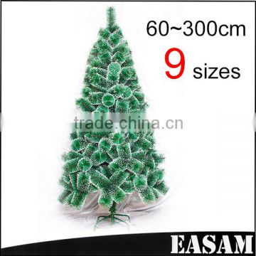 2015 winter metal frame PE/PET/PVC Snowflake Christmas tree