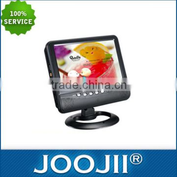 7 inch portable TV TFT LED TV with USB disk, SD/MMC card, removable hard disk