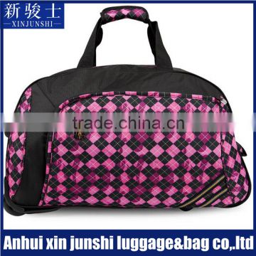 alibaba china rolling duffel tote bag women lady eminent trolley luggage