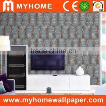 3D nonwoven soundproof wallpaper for interior decoration