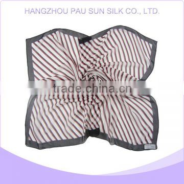 Newest style fashion printed chinese silk twill silk scarf 90x90