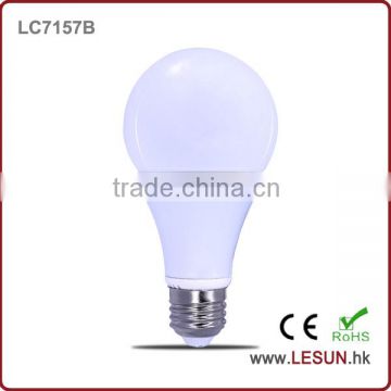 Silver/white 9W E27 led bulb light
