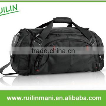 Black High Quality Quilted Travel Bag