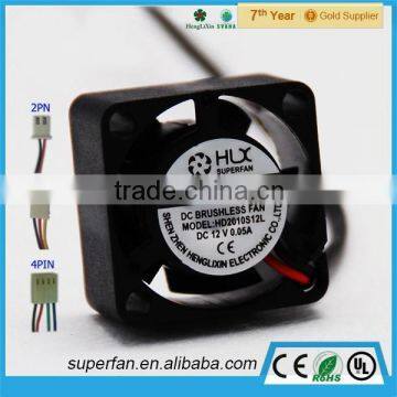 Super 5v 12v 2010 20x20x10mm Mini dc fan HD2010S12L