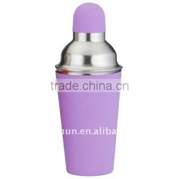 600ml round colorful stainless steel cocktail shaker