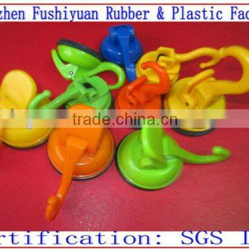 47 58mm vacuum drawing strong super market silicone rubber suction cup Plastic Suction Wall Robe Hook Hangers