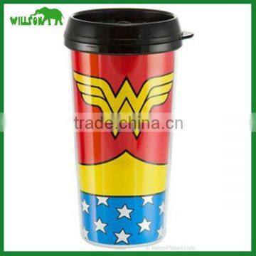 PP Plastic insulated coffee mug