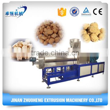 Automatic Soy Bean Textured Vegetable Meat Protein Soya Chunk Nugget Extruder Machine