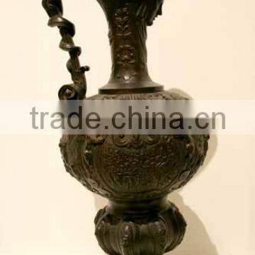 New products wholesale handmade antique brass vase for sale