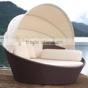 Outdoor/Patio furniture/Leisure furniture/Rattan Day Bed with Canopy (BF10-R68)