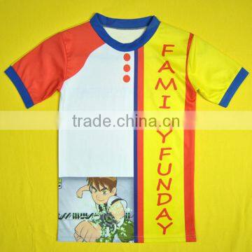 cheap polyester dry fit kids t shirt guangzhou factory