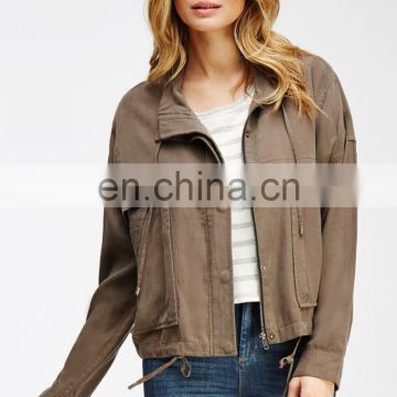 China Wholesale Elegant Hot New Clothing /Women Long-Sleeved Coat Women Denim Jacket/Women Garment Factory