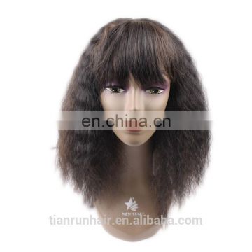 Tianrun kinky straight braided full lace wigs lace front wigs