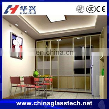Sound and Heat insulation clear glass/colored glass/ tempered glass water resistance aluminum alloy frame sliding picture door