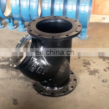 Tianjin Ductile iron filter 125LB ANSI y type flange strainer