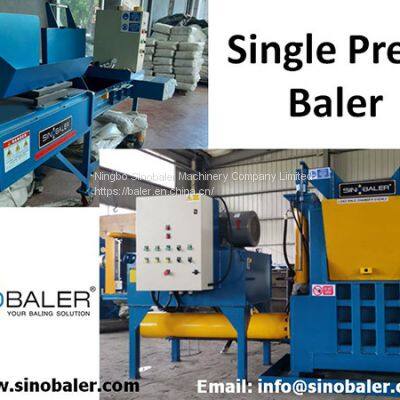 Single Press Baling Machine