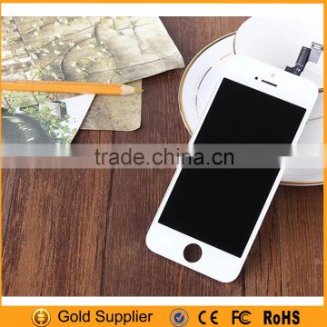 High quality LCD Display Touch Digitizer Complete Screen with Frame Full Assembly Replacement for iPhone 5 5S 5C