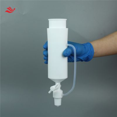 Laboratory PTFE 150ml Pear-shape Separatory Funnel with Ptfe Stopcock