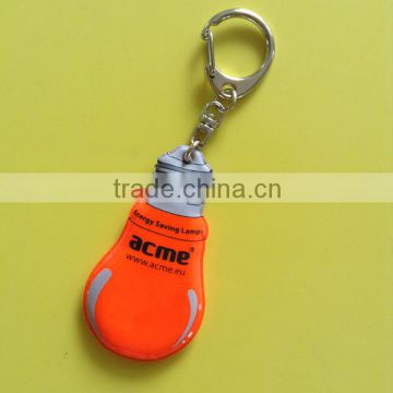 2016 manufacture Promotional gifts reflective keychain with customed design