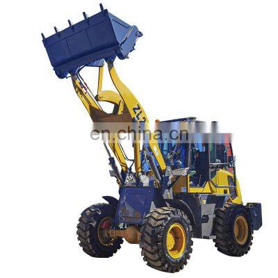 Hydraulic china small 2.2 ton1.1m3 wheel loader mini front end loader