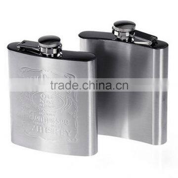 Man wisky stainless steel hip flask