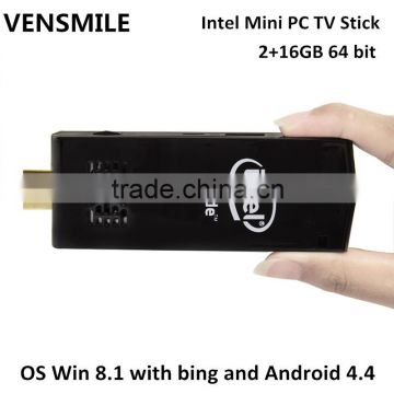 Wholesale Vensmile W5 android tv magic stick 2+16GB W5 OS intel mini pc W5 tv magic stick