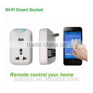 Wifi Smart Home System Remote Control Removable Devices APP Smart Socket