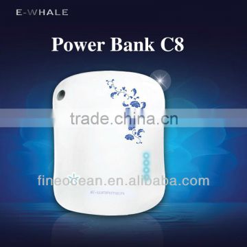 E-warmer Portable mobile power bank charger 2400mAh C8