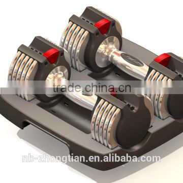 New style Adjustable Dumbbell, Adjustable dumbbell from 2.5Lbs to 15Lbs