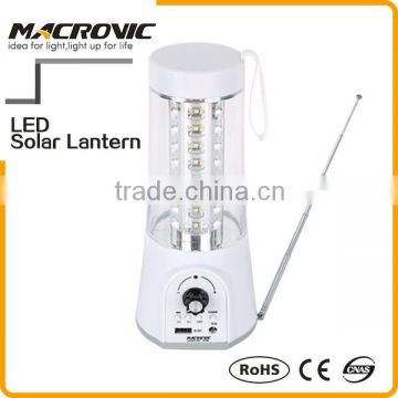 Solar Rechargeable LED lamp with CE and Rohs Certifications
